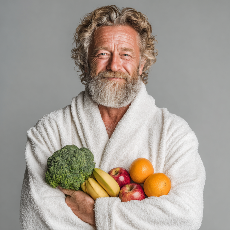 Senior activ și plin de energie bucurându-se de activități în aer liber